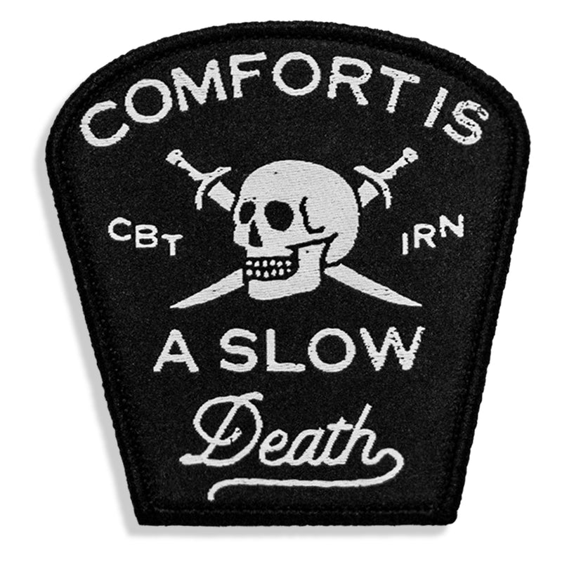 Load image into Gallery viewer, Comfort Is a Slow Death Large Velcro Patch