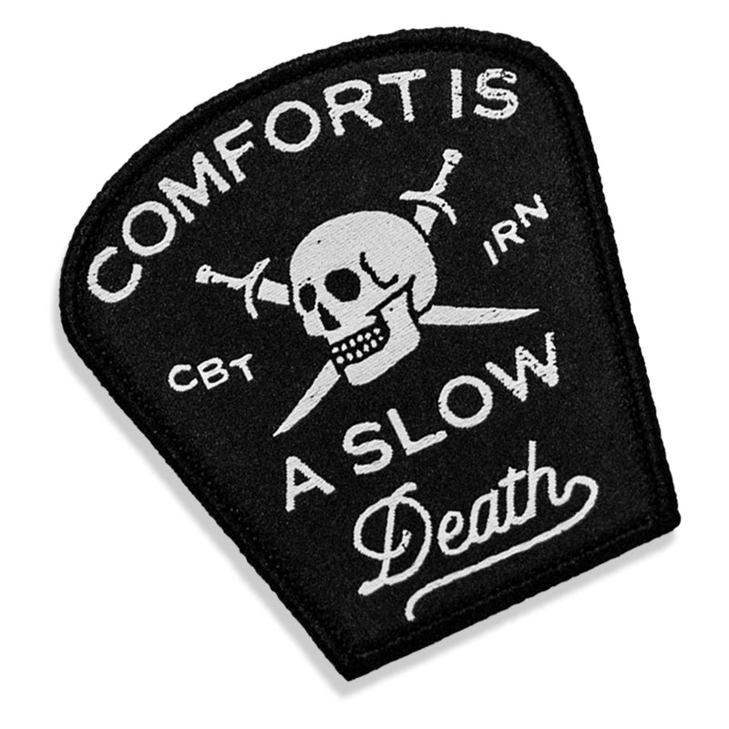 Load image into Gallery viewer, Comfort Is a Slow Death Large Velcro Patch