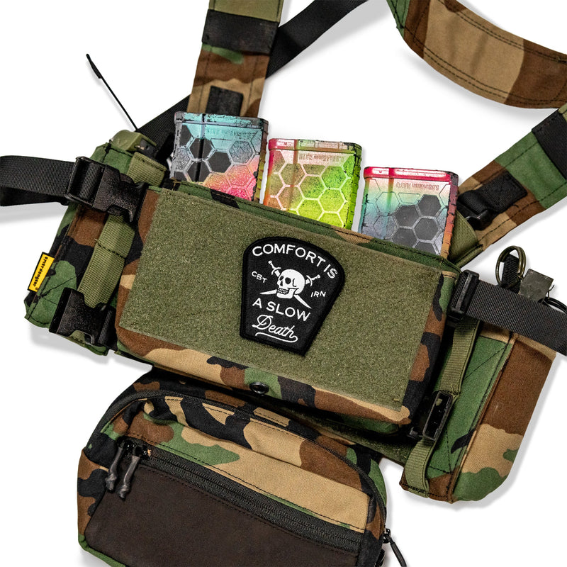 Load image into Gallery viewer, Comfort Is a Slow Death Large Velcro Patch