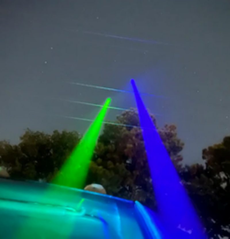 Load image into Gallery viewer, 1 Pair of X-Beam Laser LED Alien Finders, Lights Only