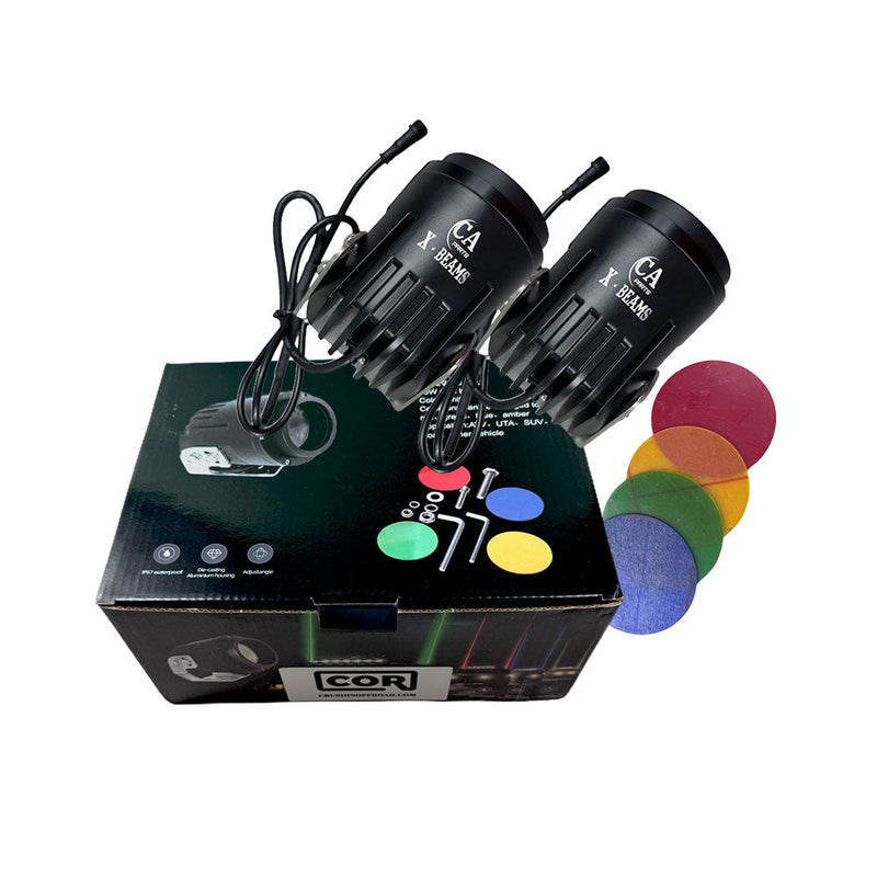 Load image into Gallery viewer, 1 Pair of X-Beam Laser LED Alien Finders, Lights Only