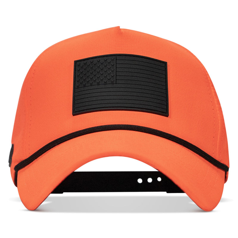 Load image into Gallery viewer, American Flag Patch Weekender Performance Snapback Hat