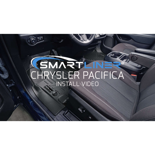 Smart Trim™ Custom Fit Floor Liners For 2017-2020 Chrysler Pacifica with 2nd Row Bucket Seats