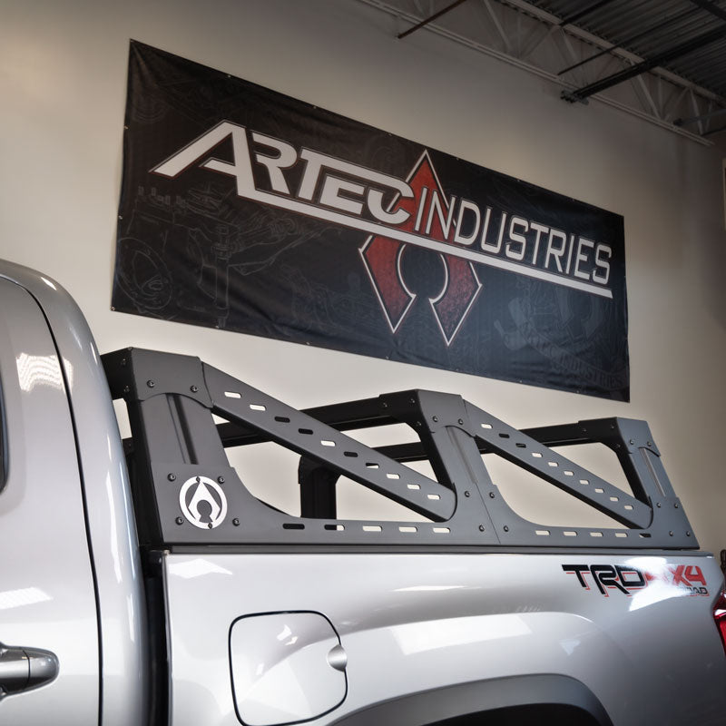 Load image into Gallery viewer, Toyota Tacoma 3G Mid Height Bed Rack - ALUMINUM