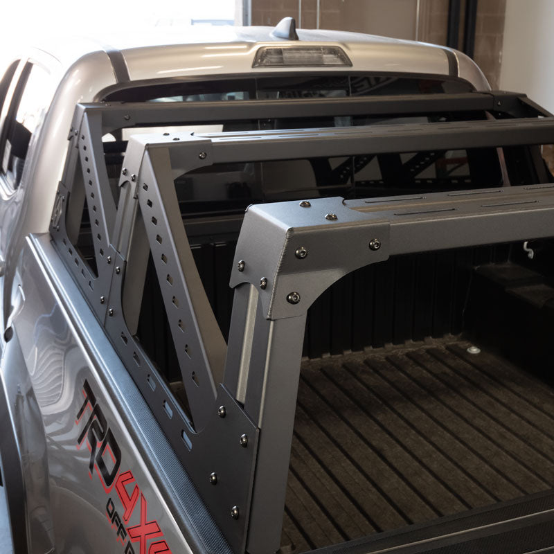Load image into Gallery viewer, Toyota Tacoma 3G Mid Height Bed Rack - ALUMINUM