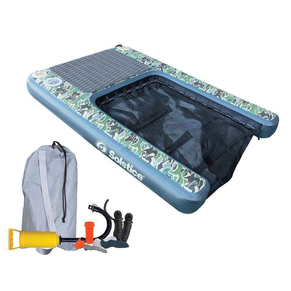 Solstice Watersports Inflatable PupPlank Dog Ramp - XL Sport - Camo - Skoutley Outdoors LLC