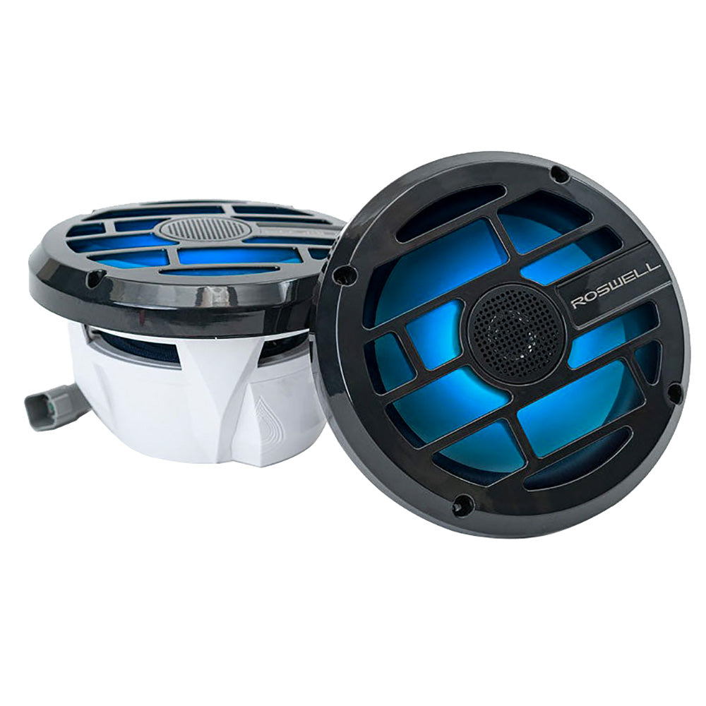 Roswell R Series 7.7” Marine Speakers - Anthracite Grille - 80W RMS & 160W Peak Power - Skoutley Outdoors LLC