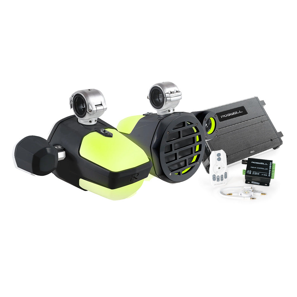 Roswell R1 Pro Marine Audio Package - Black - Skoutley Outdoors LLC