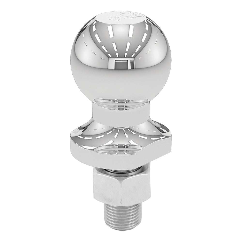 CURT 1-7/8" Trailer Ball - 3/4" x 1-5/8" Shank - 2,000 lbs. - Chrome - Skoutley Outdoors LLC