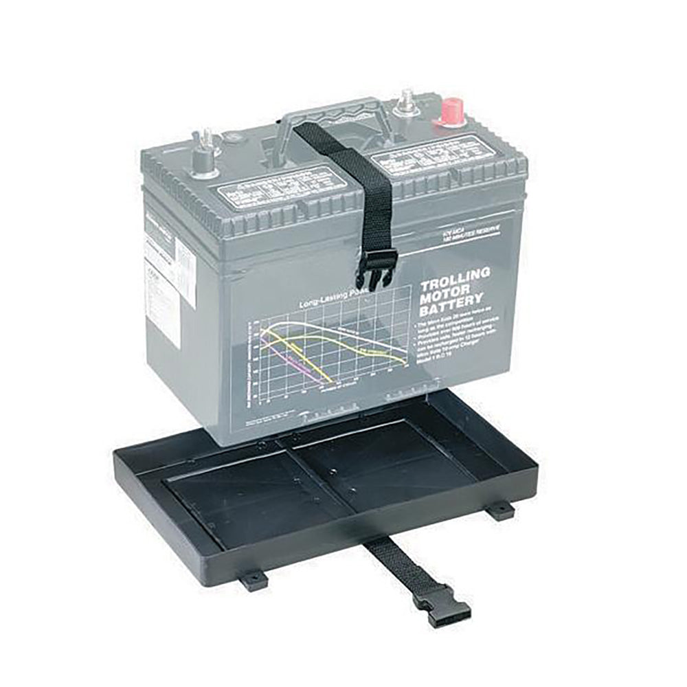 Attwood Group 24 Battery Tray w/Straps - Skoutley Outdoors LLC