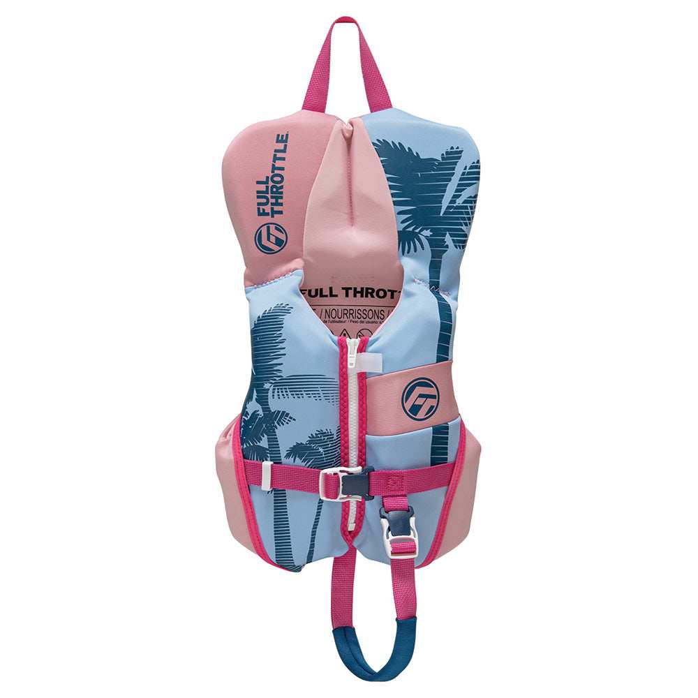 Full Throttle Infant Rapid-Dry Flex-Back Life Jacket - Pink - Skoutley Outdoors LLC