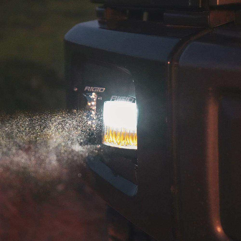 Load image into Gallery viewer, RIGID Industries D-Series LED SAE Fog Beam - Yellow/White - Set of 2 - Skoutley Outdoors LLC
