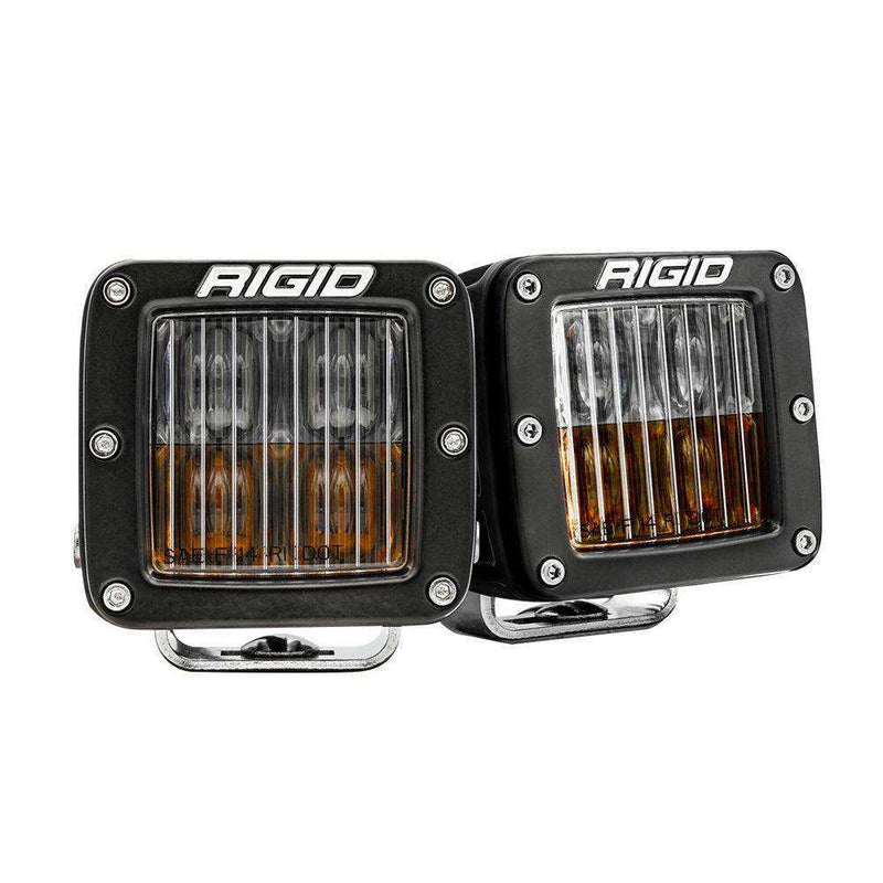 Load image into Gallery viewer, RIGID Industries D-Series LED SAE Fog Beam - Yellow/White - Set of 2 - Skoutley Outdoors LLC