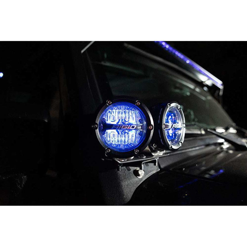 Load image into Gallery viewer, RIGID Industries 360-Series RGBW 4" Offroad Lamp Drive Beam w/RGBW Backlight Pods - Set of 2 - Skoutley Outdoors LLC