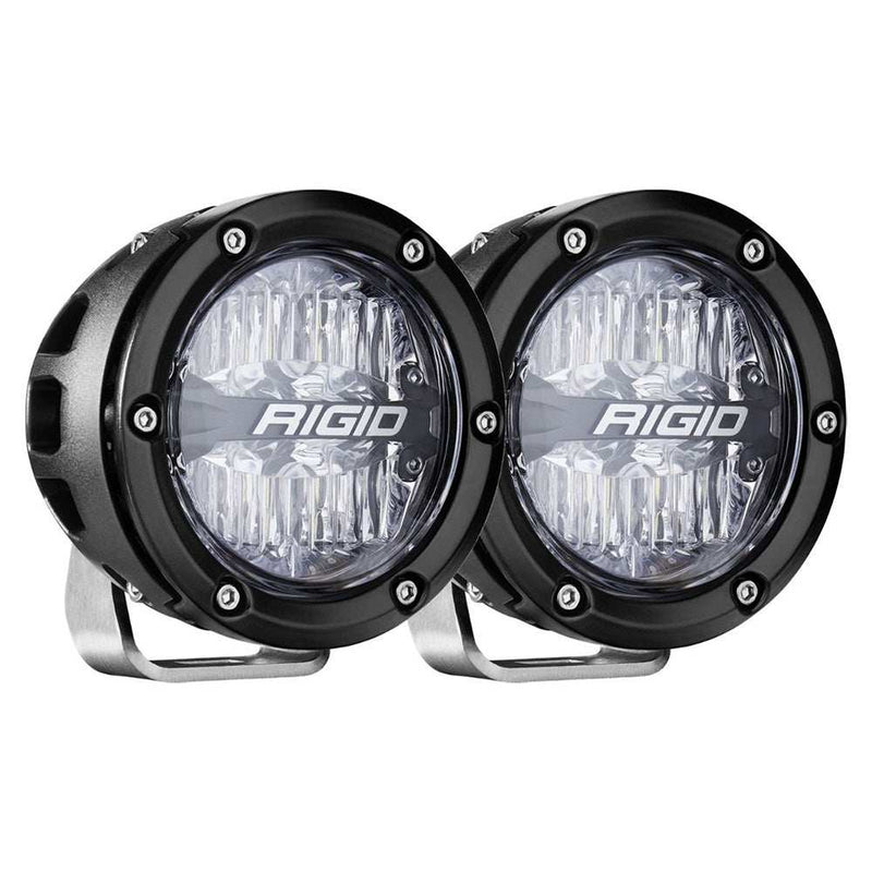 Load image into Gallery viewer, RIGID Industries 360-Series RGBW 4" Offroad Lamp Drive Beam w/RGBW Backlight Pods - Set of 2 - Skoutley Outdoors LLC