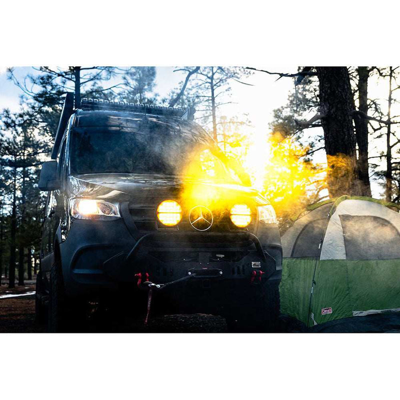 Load image into Gallery viewer, RIGID Industries 360-Series Amber Pro 9" Offroad Spot Beam w/Amber Backlight Pod - Single - Skoutley Outdoors LLC