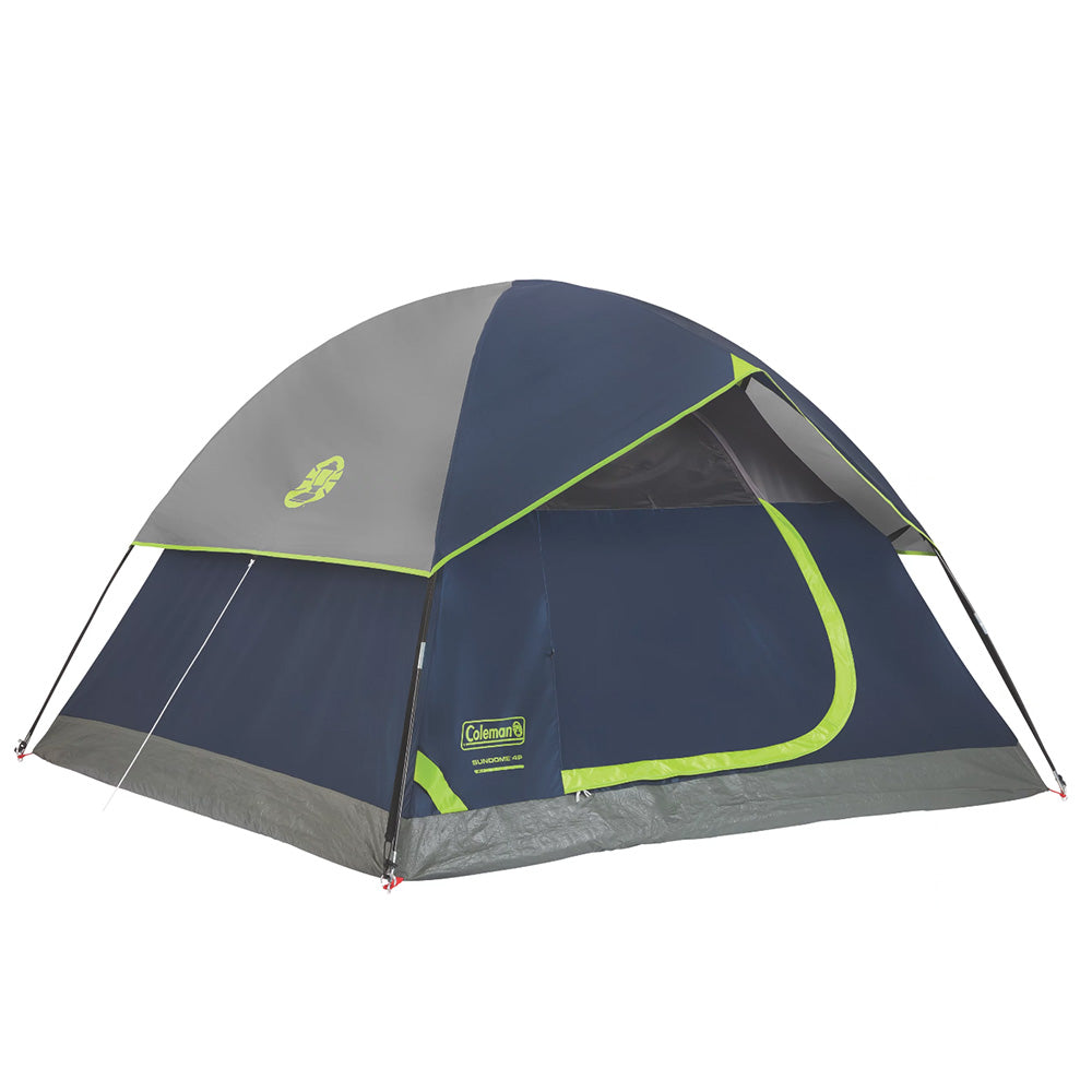 Coleman Sundome 4-Person Camping Tent - Navy - Skoutley Outdoors LLC