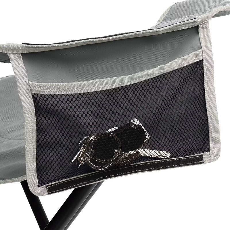 Load image into Gallery viewer, Coleman Big & Tall Quad Camping Chair - Grey - Skoutley Outdoors LLC