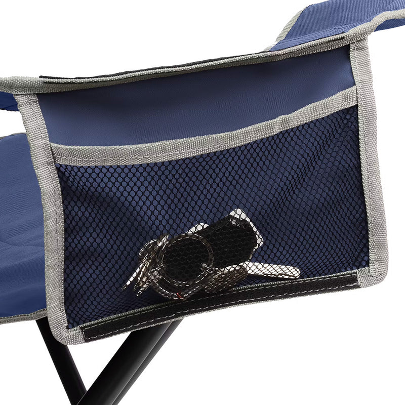 Load image into Gallery viewer, Coleman Big & Tall Quad Camping Chair - Skyfall Blue - Skoutley Outdoors LLC