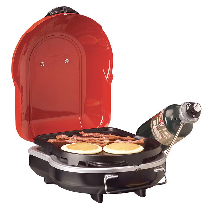 Load image into Gallery viewer, Coleman Fold N Go™+ Propane Grill - Red - Skoutley Outdoors LLC