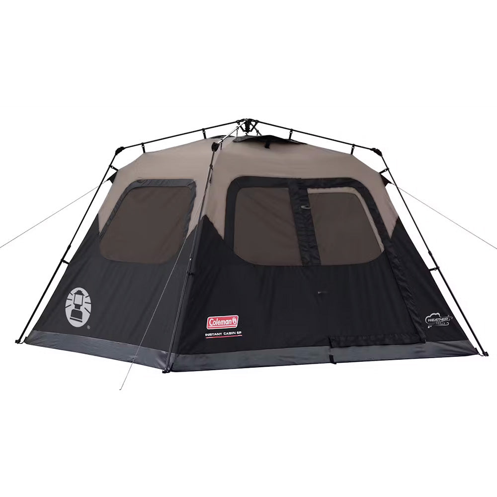 Coleman 6-Person Instant Cabin - Black - Skoutley Outdoors LLC