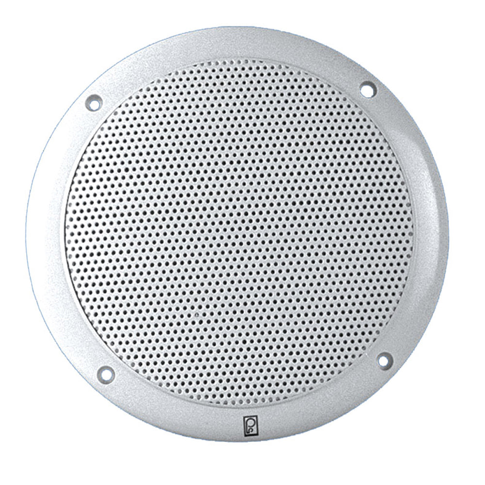 Poly-Planar MA-4056 6" 80 Watt Speakers - White - Skoutley Outdoors LLC