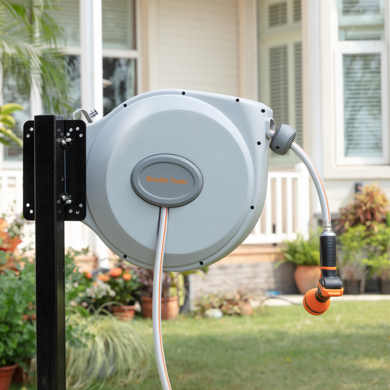 Load image into Gallery viewer, Retractable Garden Hose Reel-5/8 in-65ft