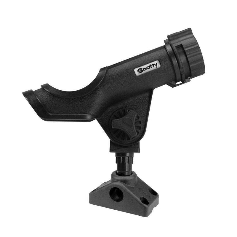 Load image into Gallery viewer, Scotty Powerlock Rod Holder Black w/241 Side/Deck Mount - Skoutley Outdoors LLC