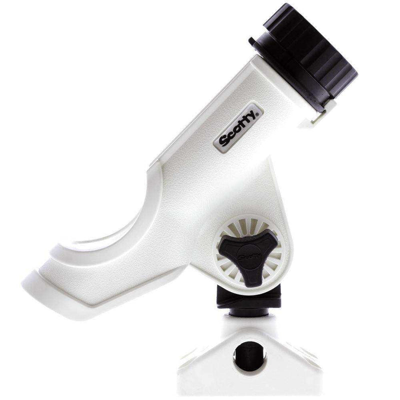 Load image into Gallery viewer, Scotty Powerlock Rod Holder White w/241 Side/Deck Mount - Skoutley Outdoors LLC