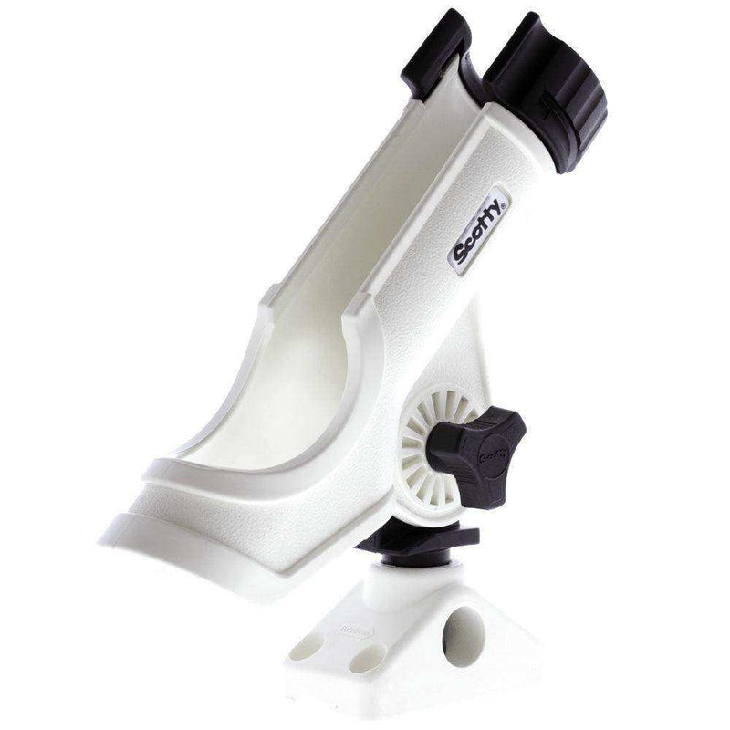 Load image into Gallery viewer, Scotty Powerlock Rod Holder White w/241 Side/Deck Mount - Skoutley Outdoors LLC
