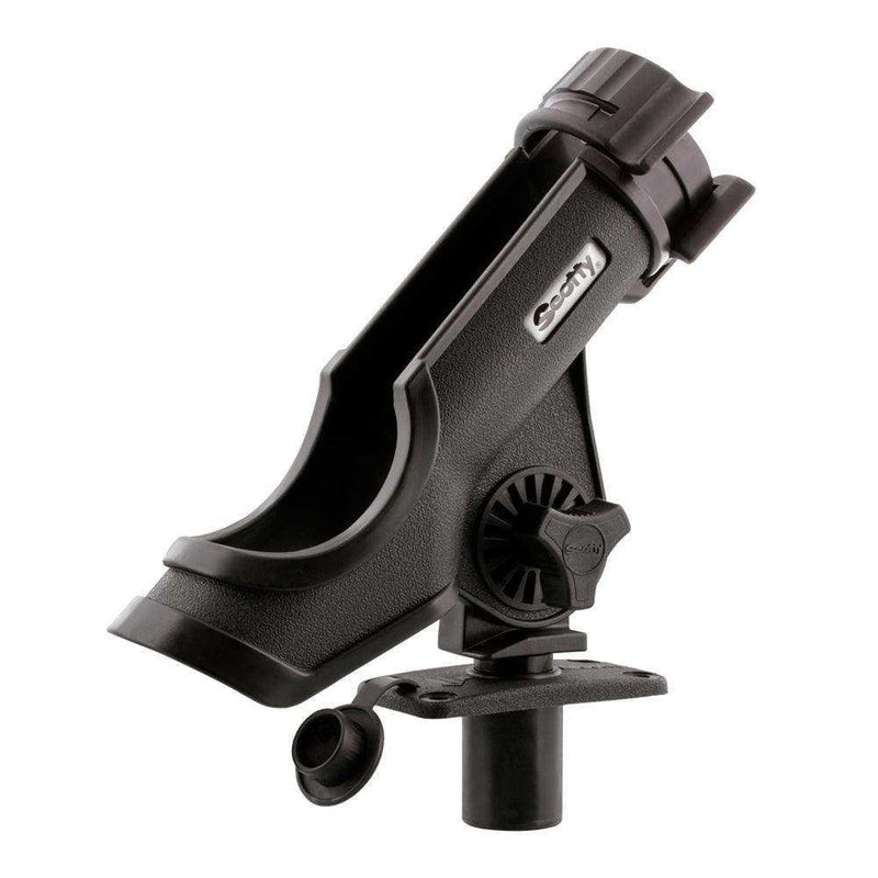 Load image into Gallery viewer, Scotty Powerlock Rod Holder Black w/244 Flush Deck Mount - Skoutley Outdoors LLC