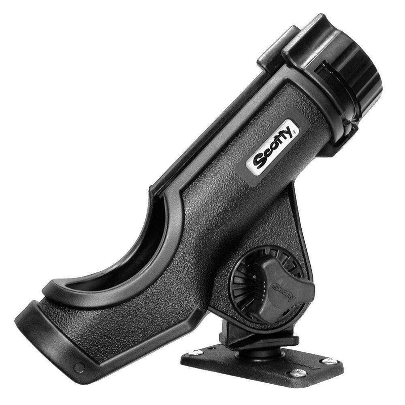 Load image into Gallery viewer, Scotty Powerlock Rod Holder Black w/244 Flush Deck Mount - Skoutley Outdoors LLC