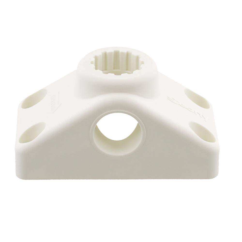 Scotty Combination Side / Deck Mount - White - Skoutley Outdoors LLC