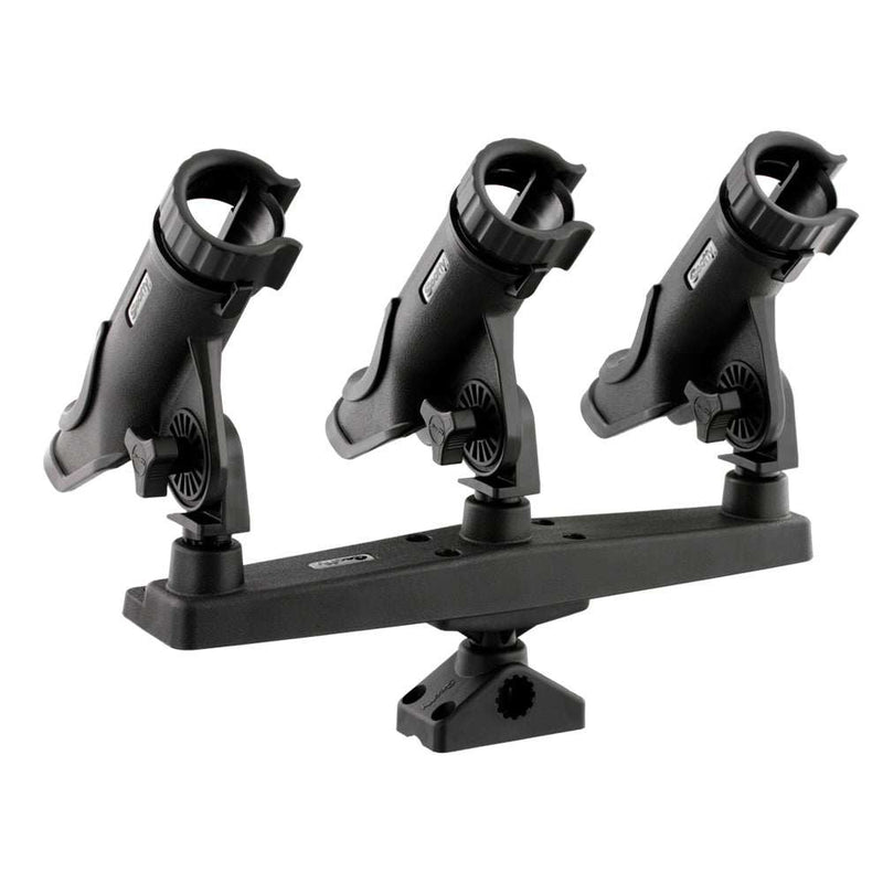 Load image into Gallery viewer, Scotty Triple Rod Holder w/3 230 Power Lock Rod Holders - Skoutley Outdoors LLC