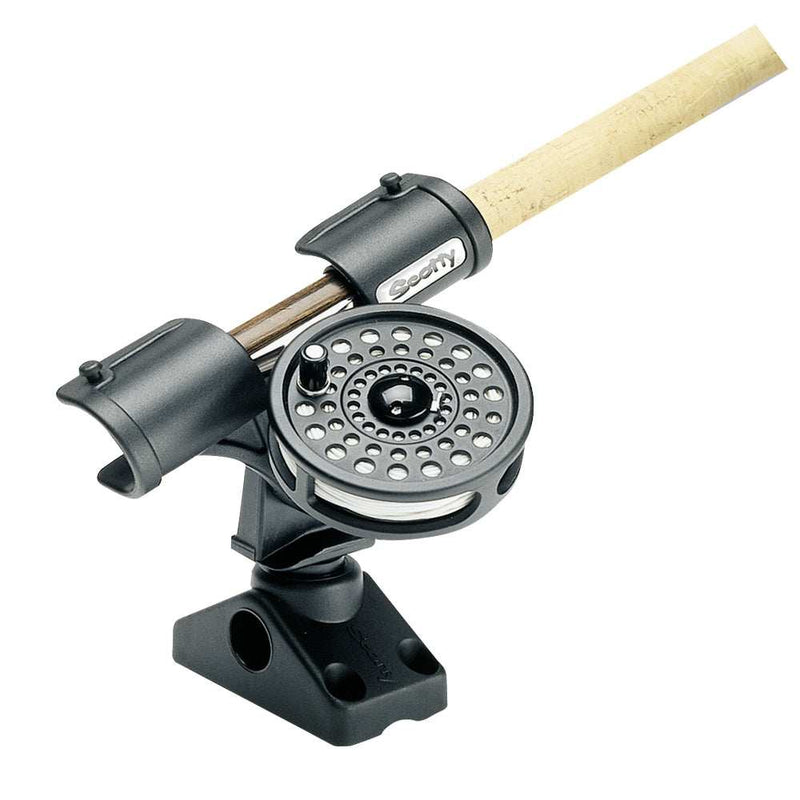 Load image into Gallery viewer, Scotty Fly Rod Holder w/241 Side/Deck Mount - Skoutley Outdoors LLC