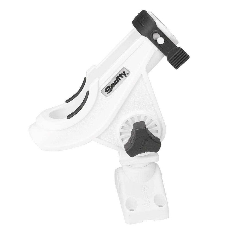 Load image into Gallery viewer, Scotty 280 Bait Caster/Spinning Rod Holder w/241 Deck/Side Mount - White - Skoutley Outdoors LLC