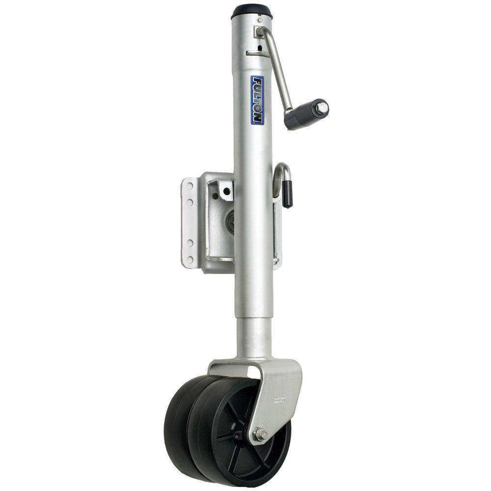 Fulton Dual Wheel 1,500 lbs. Bolt-Thru Swivel Jack - Skoutley Outdoors LLC