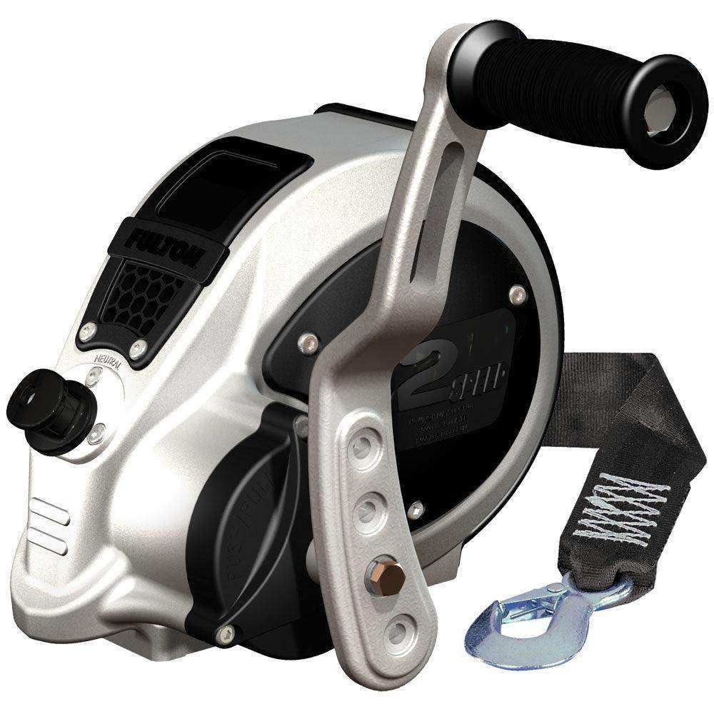 Fulton F2 Trailer Winch 3,200 lbs. - 2-Speed w/Strap - Skoutley Outdoors LLC