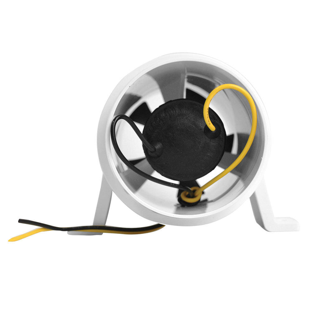 Attwood Turbo 3000 Series Water-Resitant, In-Line Blower - 12V - White - Skoutley Outdoors LLC