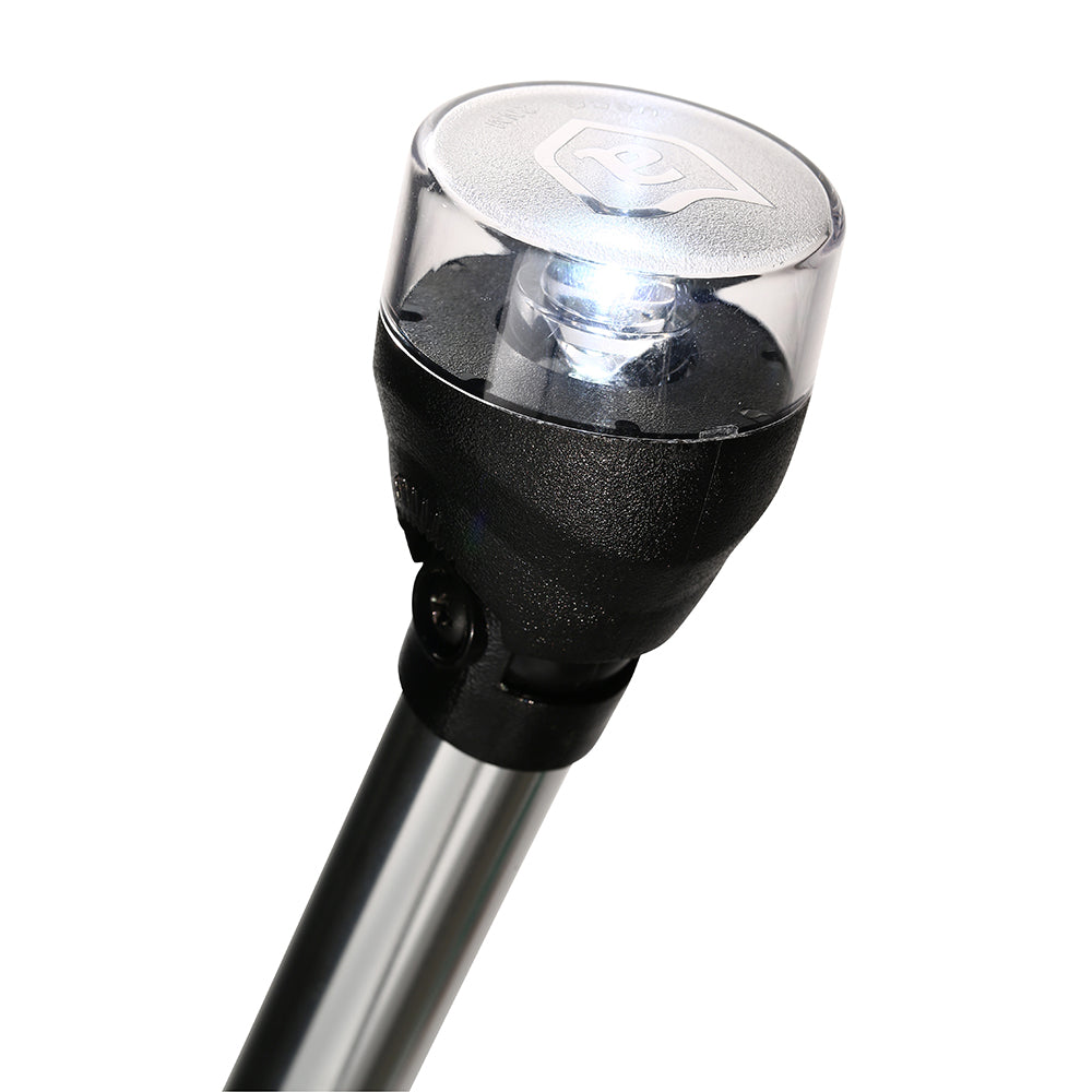 Attwood LED Articulating All Around Light - 42" Pole - Skoutley Outdoors LLC