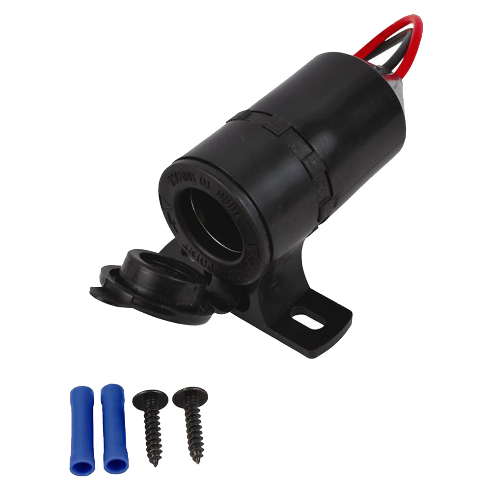 Attwood Outlet Surface Mount - 12V - Skoutley Outdoors LLC