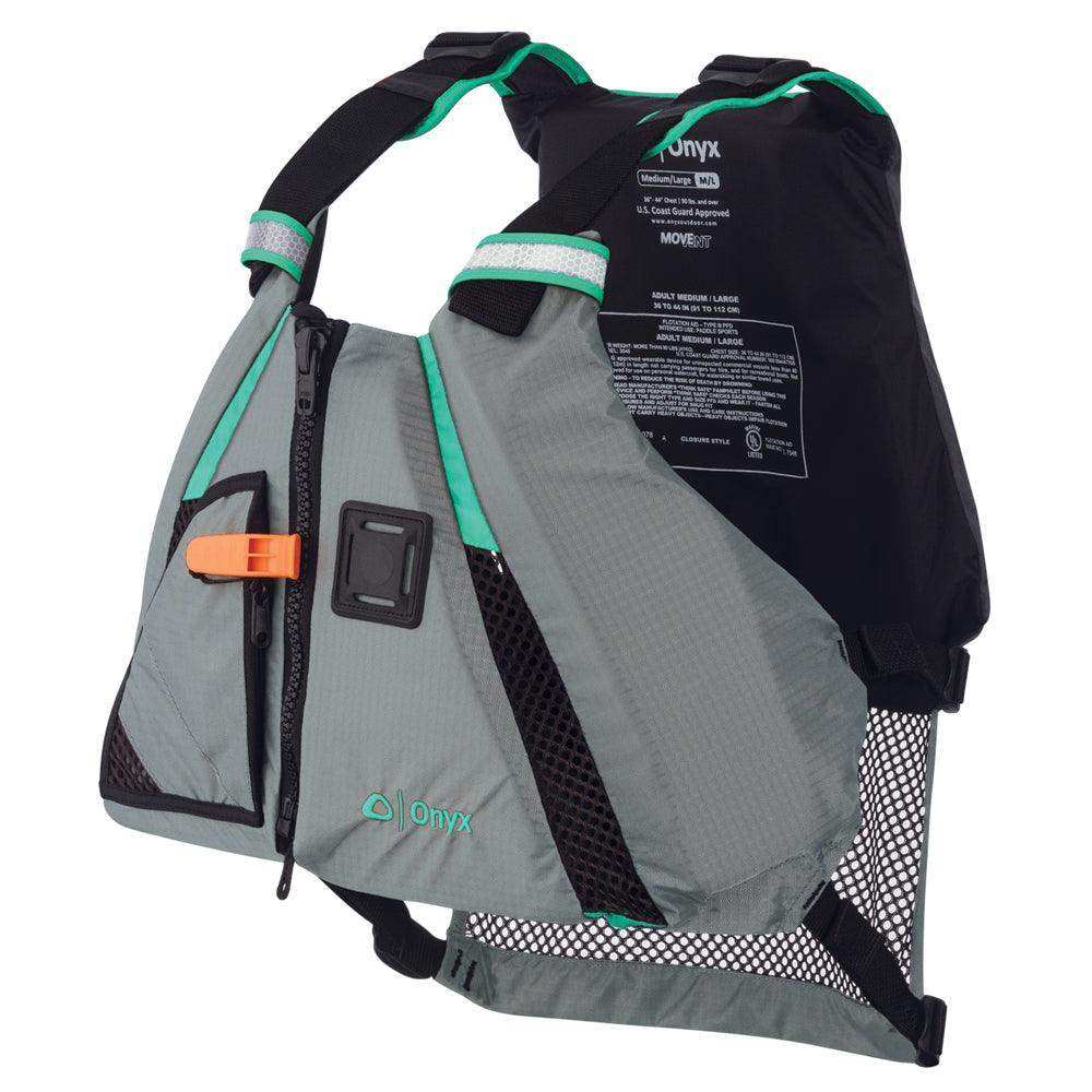 Onyx MoveVent Dynamic Paddle Sports Life Vest - XL/2XL - Aqua - Skoutley Outdoors LLC