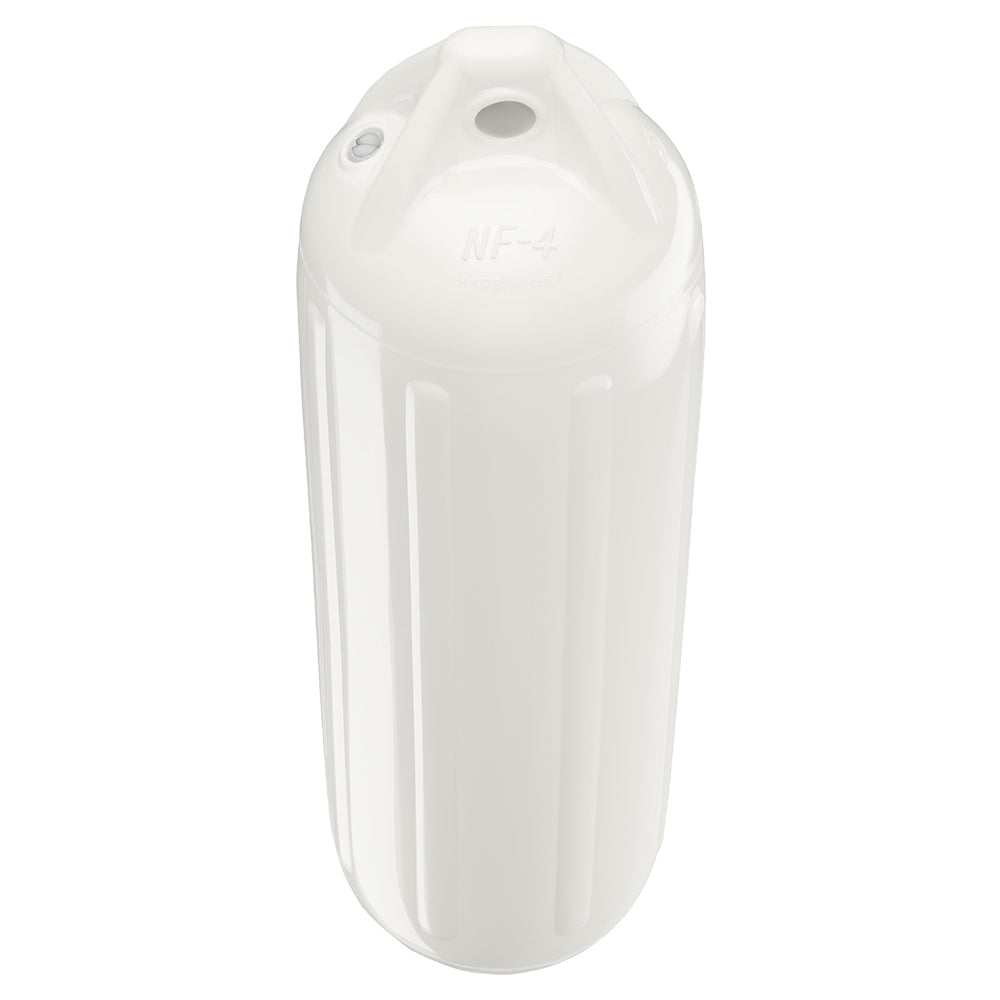 Polyform NF-4 Heavy Duty Twin Eye Fender 6.4" X 21.6" - White - Skoutley Outdoors LLC