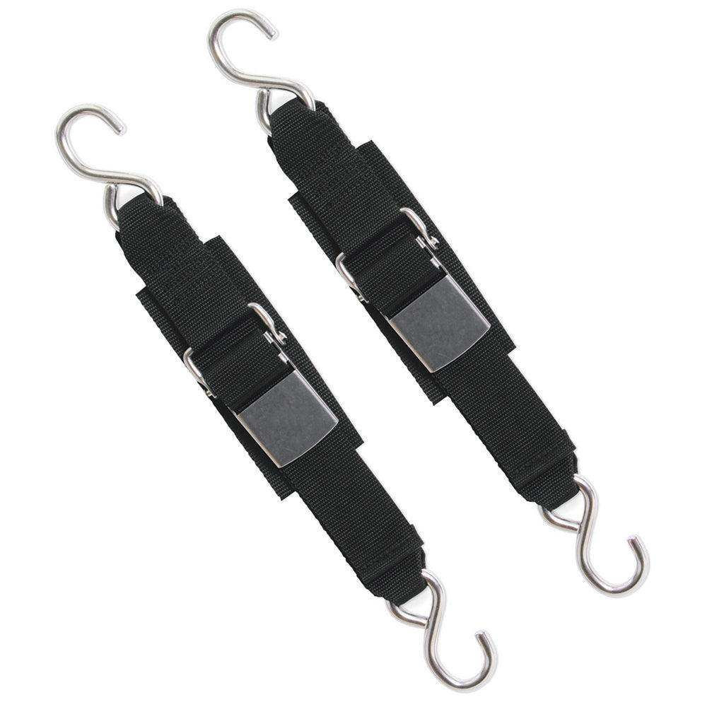 BoatBuckle Stainless Steel Kwik-Lok Transom Tie-Downs - Skoutley Outdoors LLC