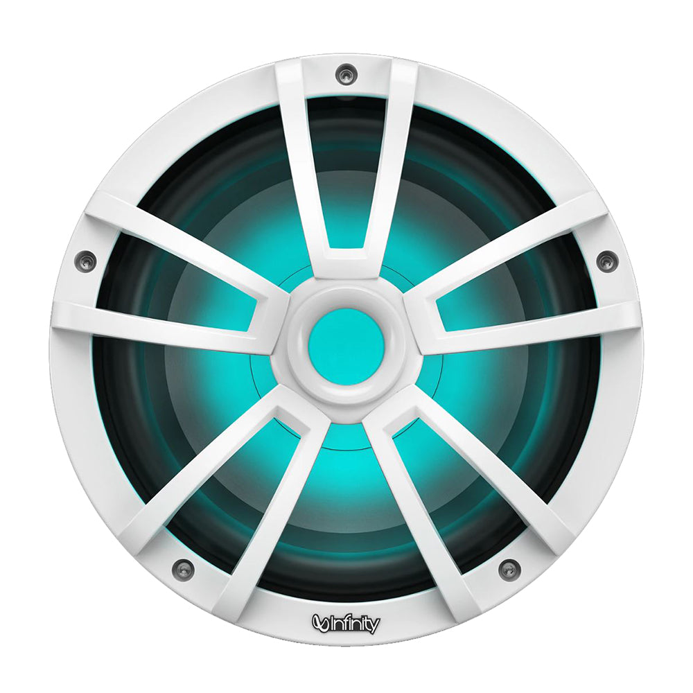Infinity 10" Marine RGB Reference Series Subwoofer - White - Skoutley Outdoors LLC