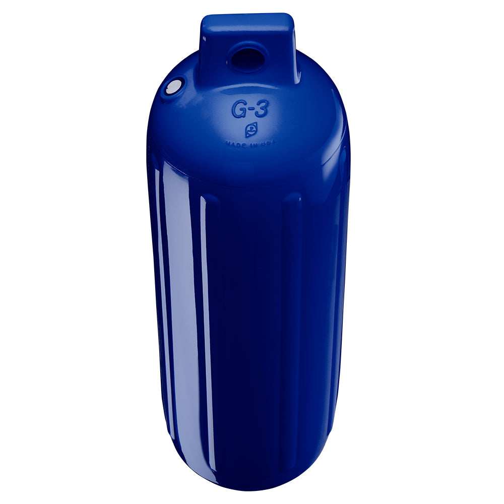 Polyform G-3 Twin Eye Fender 5.5" x 19" - Cobalt Blue w/Adapter - Skoutley Outdoors LLC