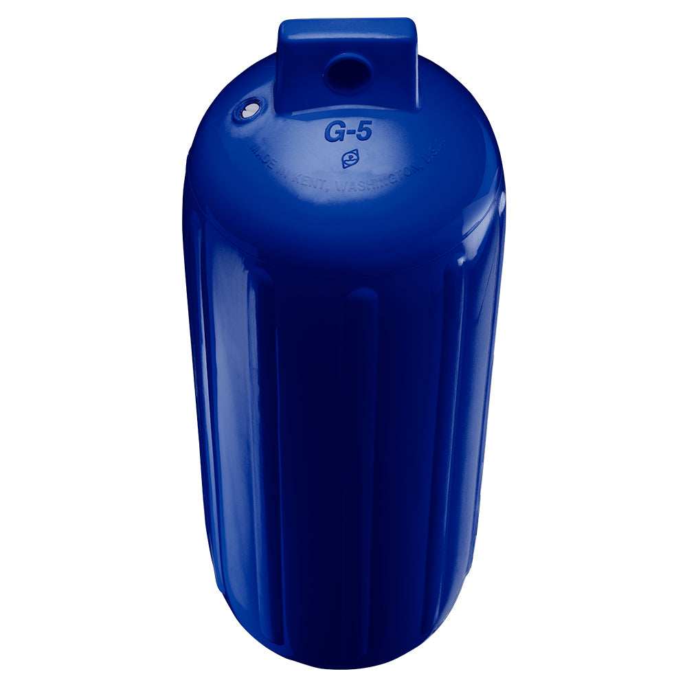 Polyform G-5 Twin Eye Fender 8.8" x 26.8" - Cobalt Blue w/Adapter - Skoutley Outdoors LLC