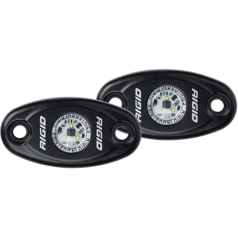Load image into Gallery viewer, RIGID Industries A-Series Black High Power LED Light - Pair - Blue - Skoutley Outdoors LLC