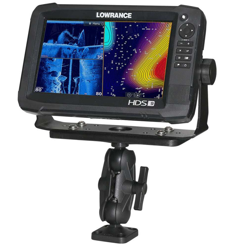 Load image into Gallery viewer, Scotty 163 1.5" Ball Mount w/Fishfinder & Universal Mounting Plate - Skoutley Outdoors LLC