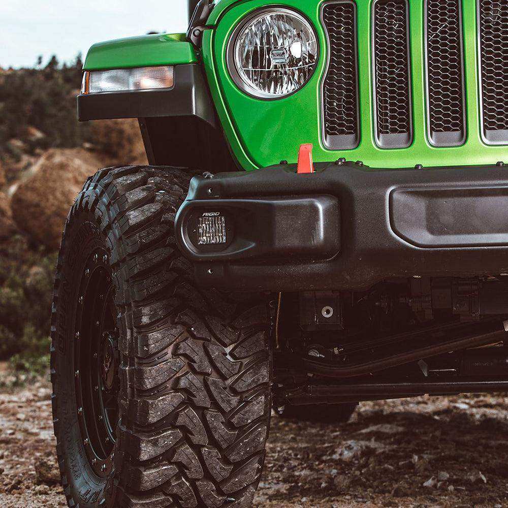 RIGID Industries 2018 Jeep Wrangler JL Fog Mount f/2 D-Series Lights - Skoutley Outdoors LLC